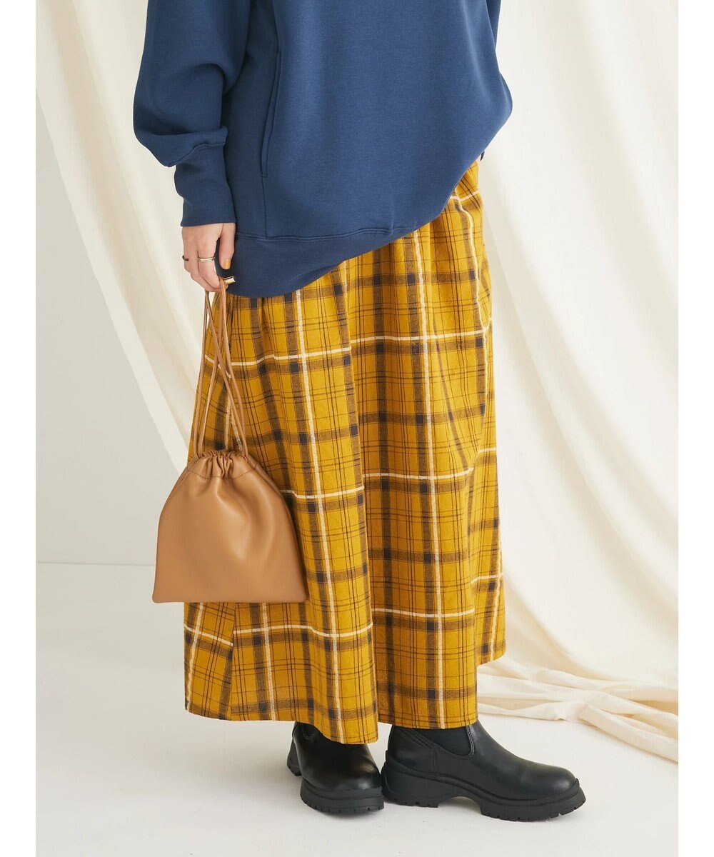 CRAFT STANDARD BOUTIQUE 先染めチェック（小）スカート 