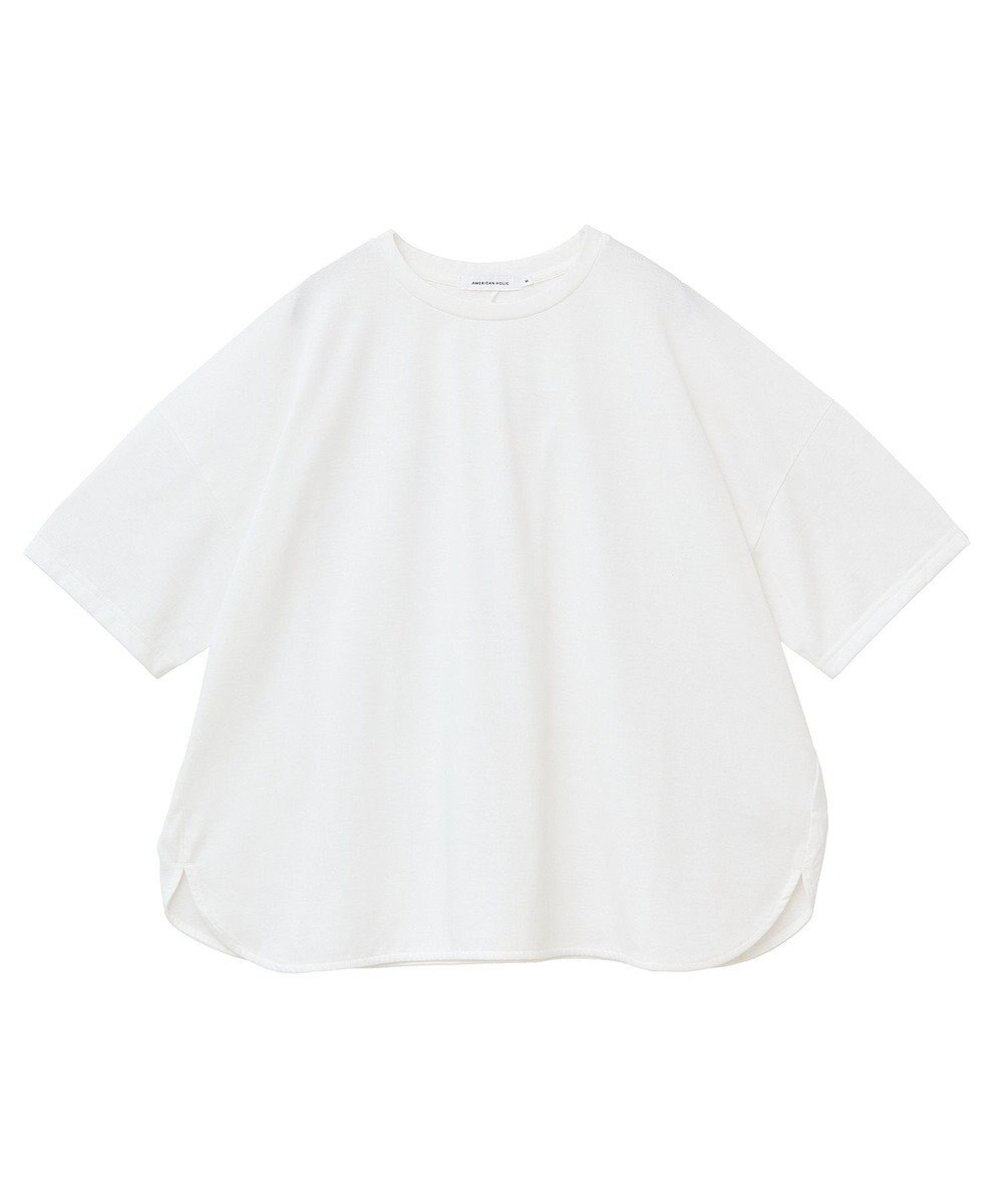AMERICAN HOLIC バックフリルラウンドカットプルオーバー 