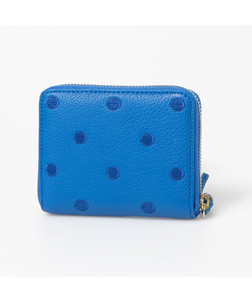 UNBILLION ペルケ perche / ドット刺繍ラウンドパームフィットウォレット 