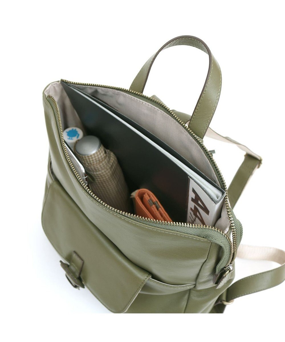 UNBILLION アトランタ ATLANTA / やぎ革軽量ボックス型リュック 