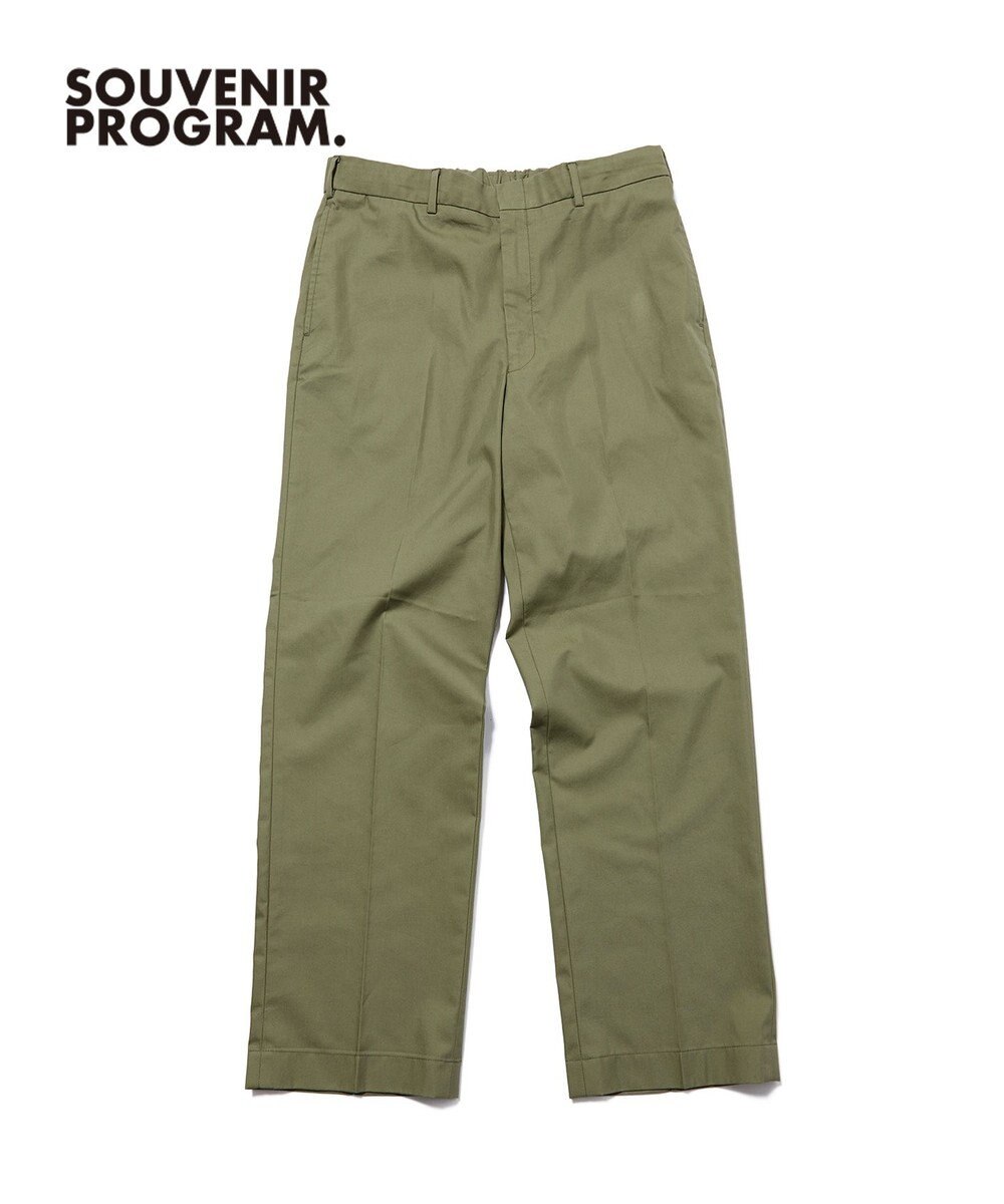 J.PRESS MEN 【J.PRESS ORIGINALS】【UNISEX】Cotton Twill New Piped Stem Chino Trousers 