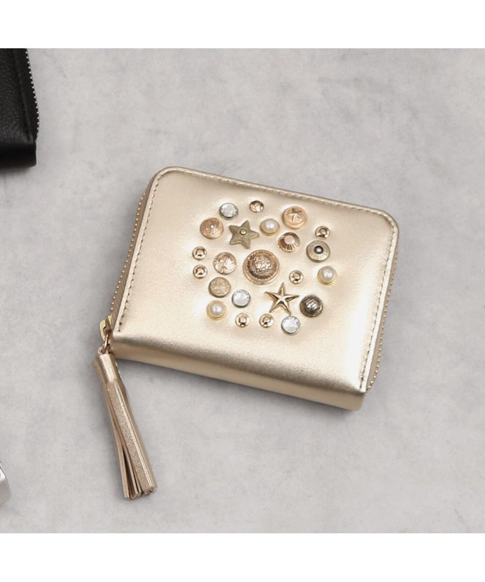 UNBILLION ペルケ perche / マルチスタッズ・ジャバラカードウォレット 