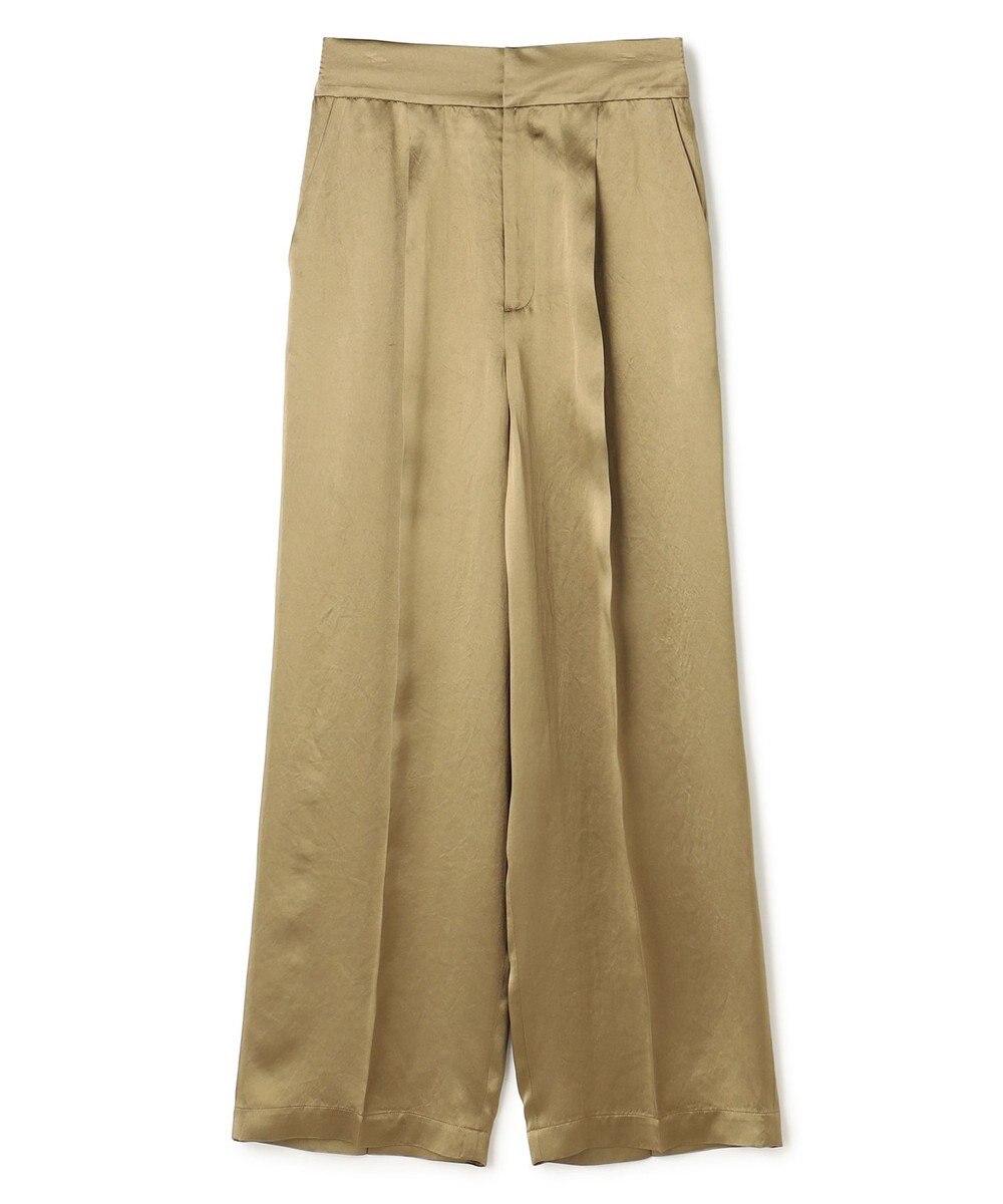 uncrave アセテートヴィンテージサテン ワイドパンツ 
