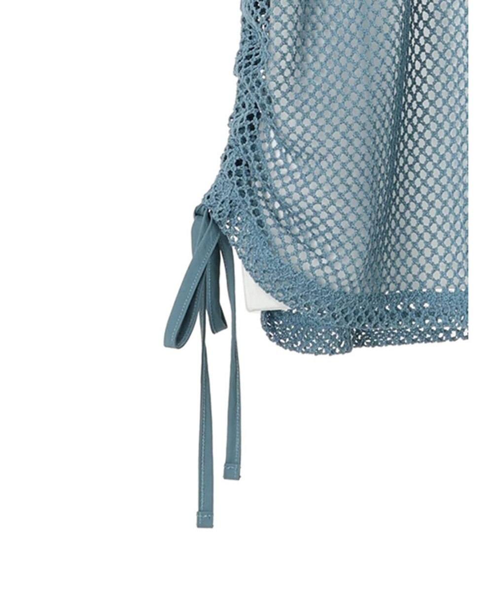 Green Parks ＳＥＴ２点　メッシュ＋ノースリーブロゴプルオーバー 