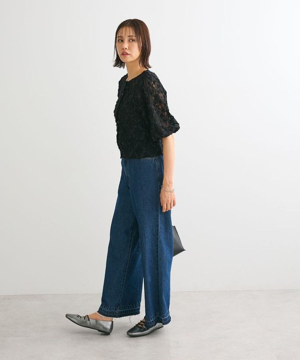 Green Parks ・SUGAR SPOON フラワーレースカーディガン 