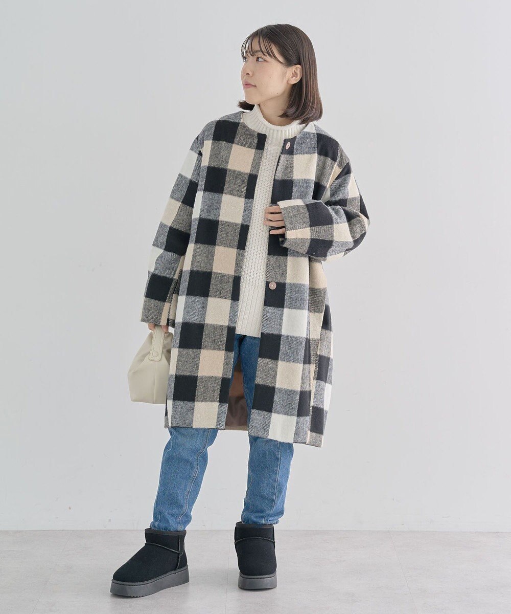 Green Parks ｍｏｋｏモールモックネックニットプルオーバー 