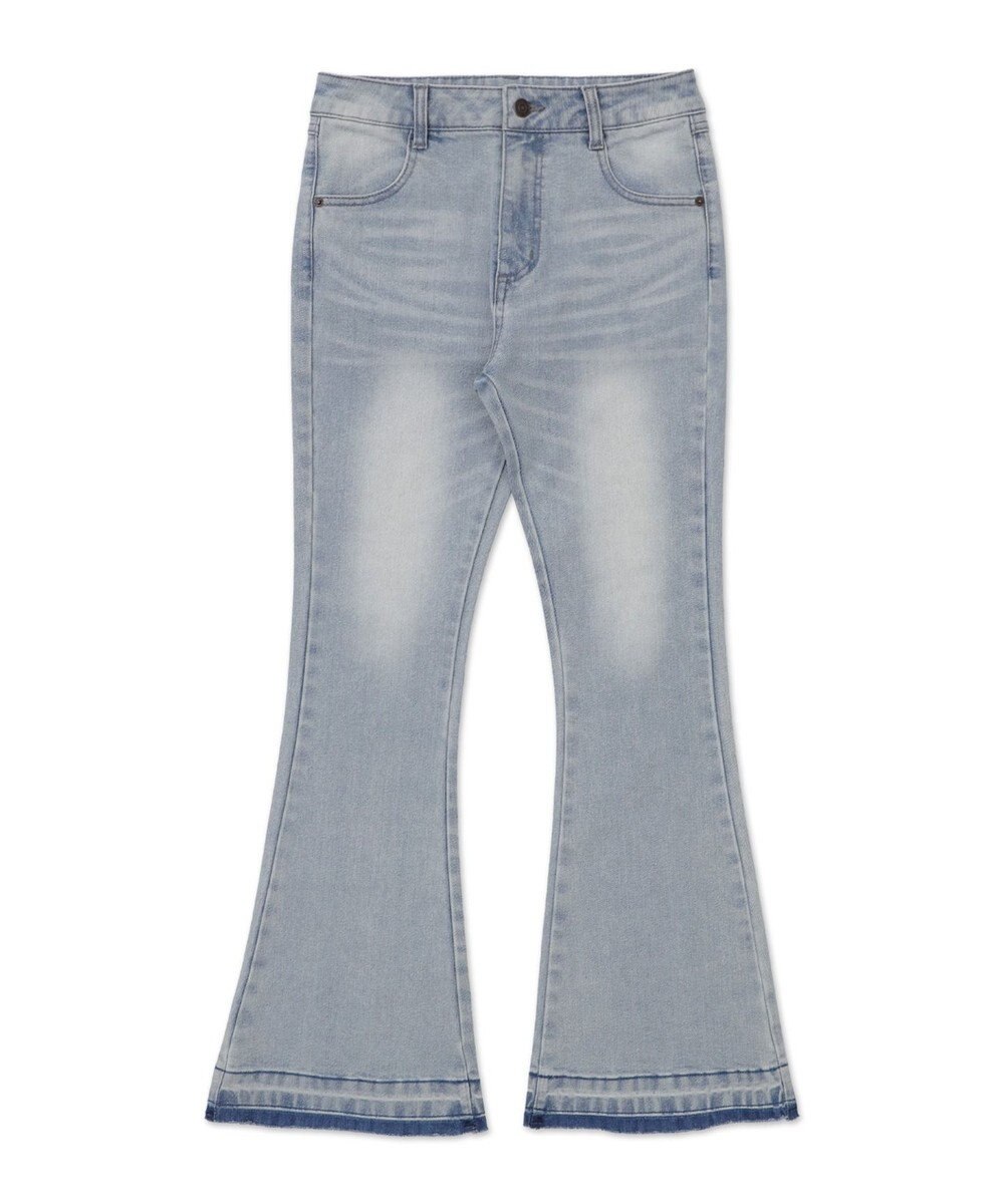 WEGO ローライズフレアデニムパンツ 