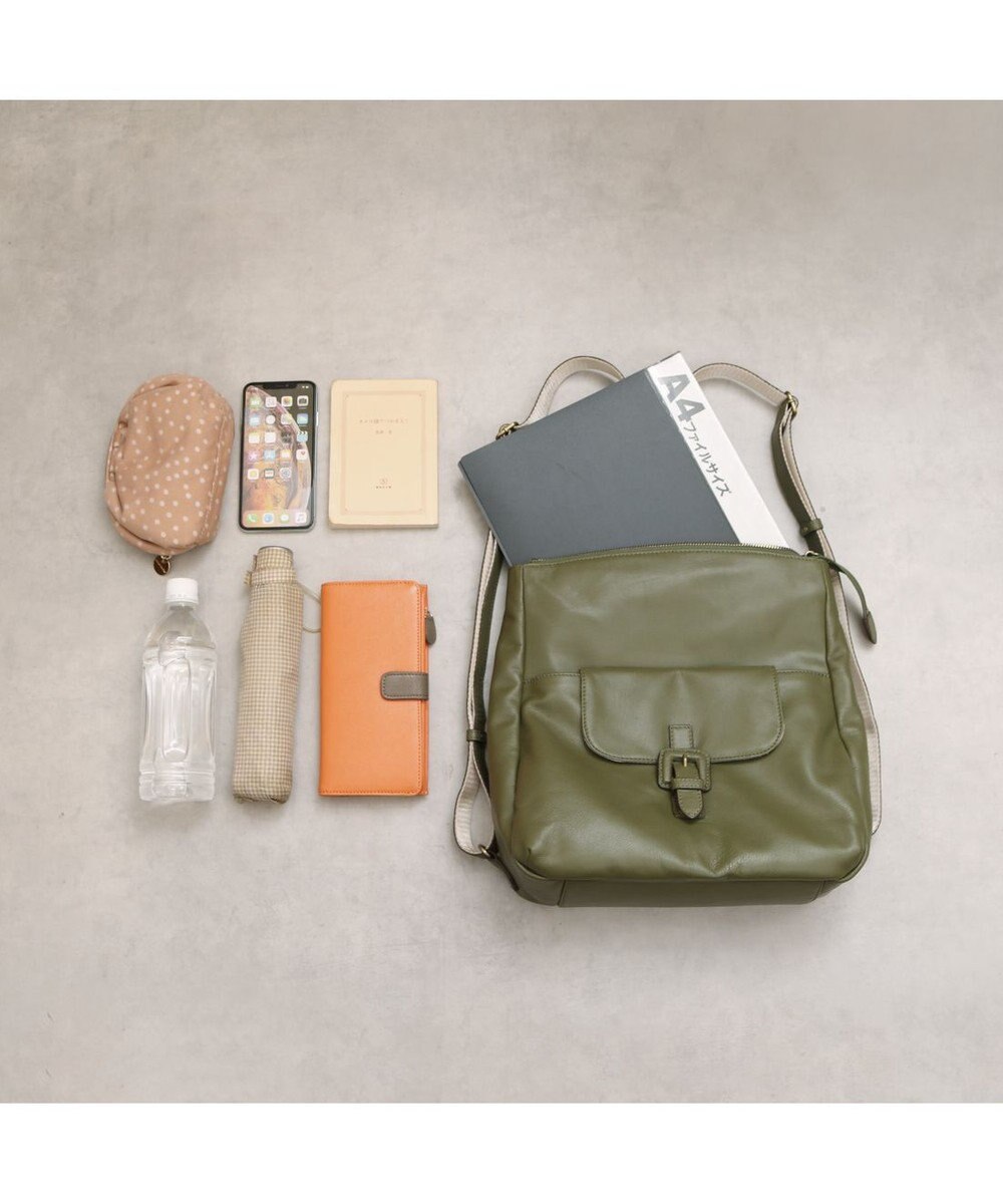 UNBILLION アトランタ ATLANTA / やぎ革軽量ボックス型リュック 