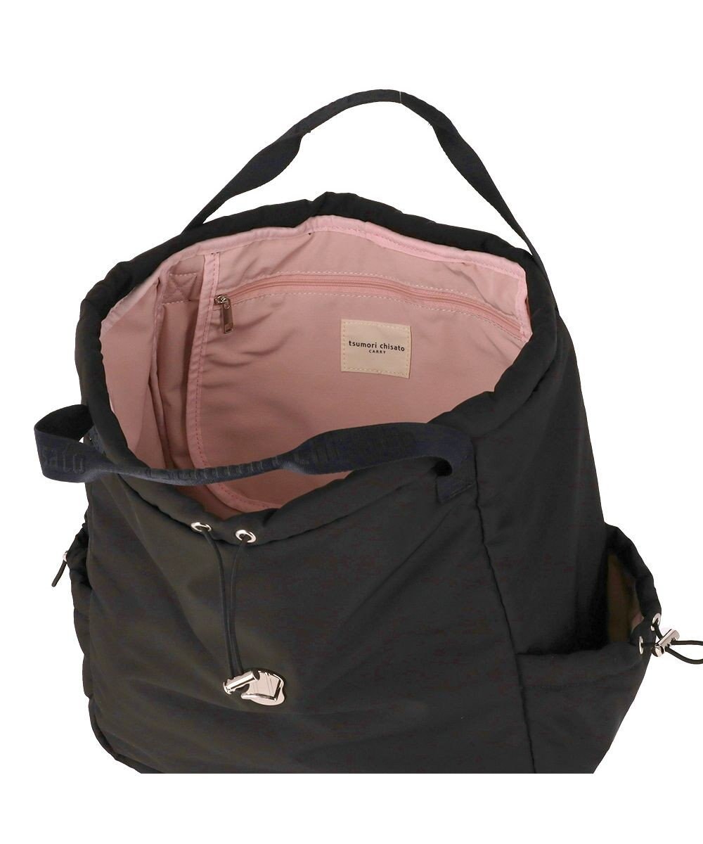 tsumori chisato CARRY ネコメタル リュック 手提げ ハンドバッグ 2way 