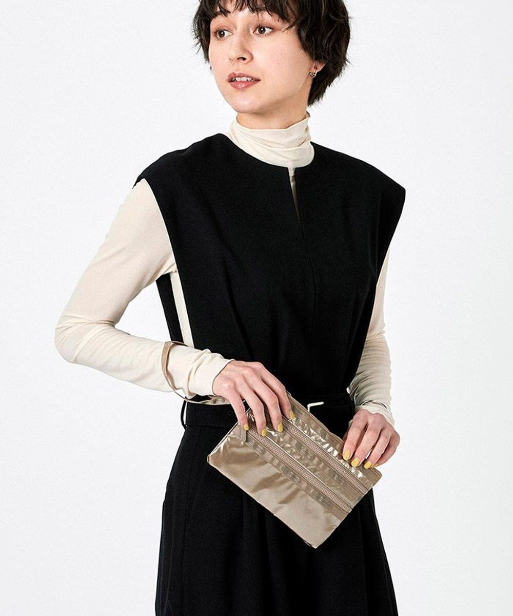 LeSportsac ZIP POUCH SET3/ヒトリップアラビアゴールド 