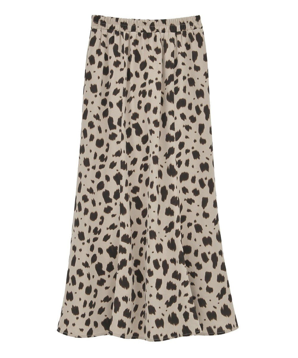 YECCA VECCA アニマル柄プリントマーメイドスカート 