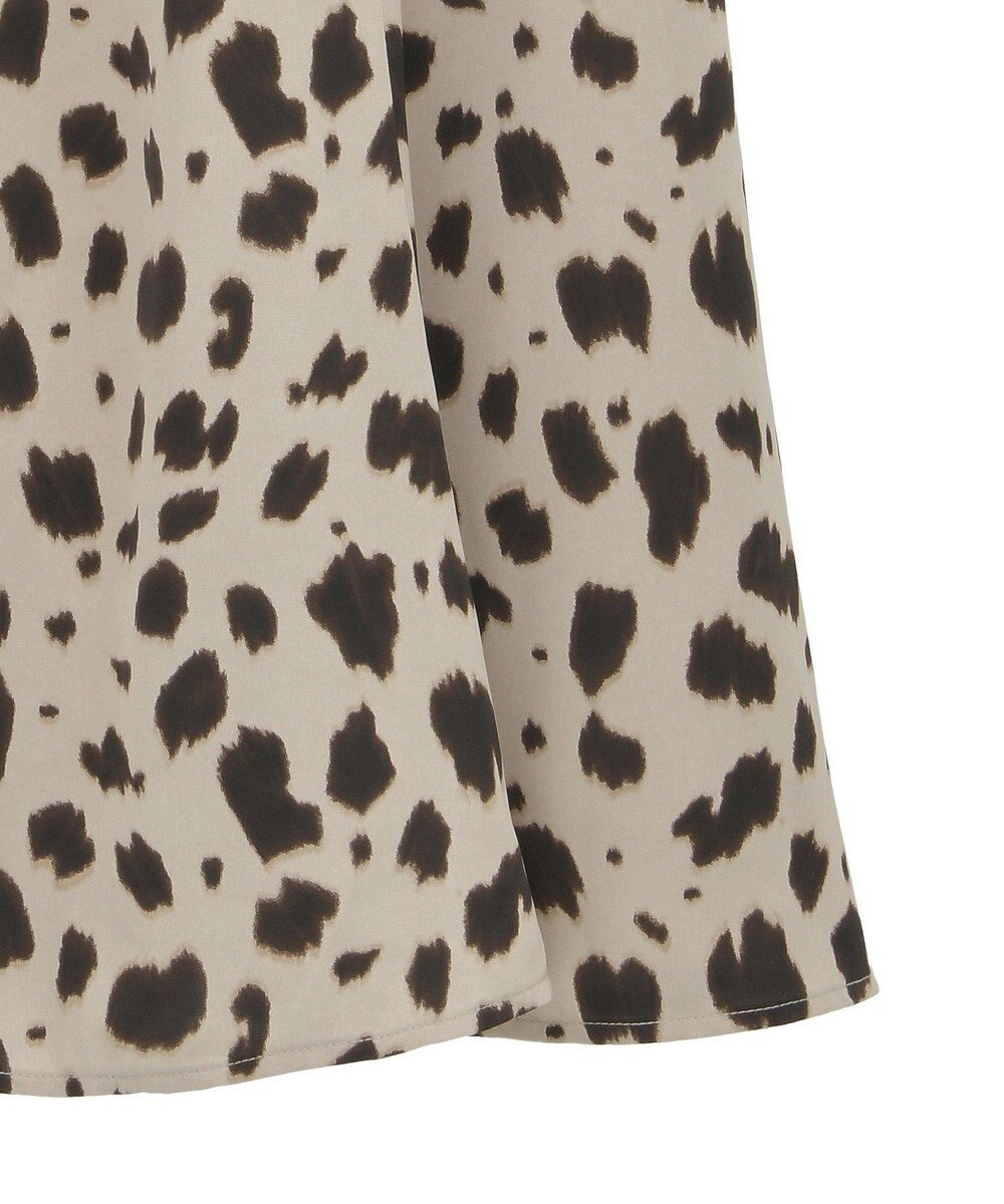 YECCA VECCA アニマル柄プリントマーメイドスカート 