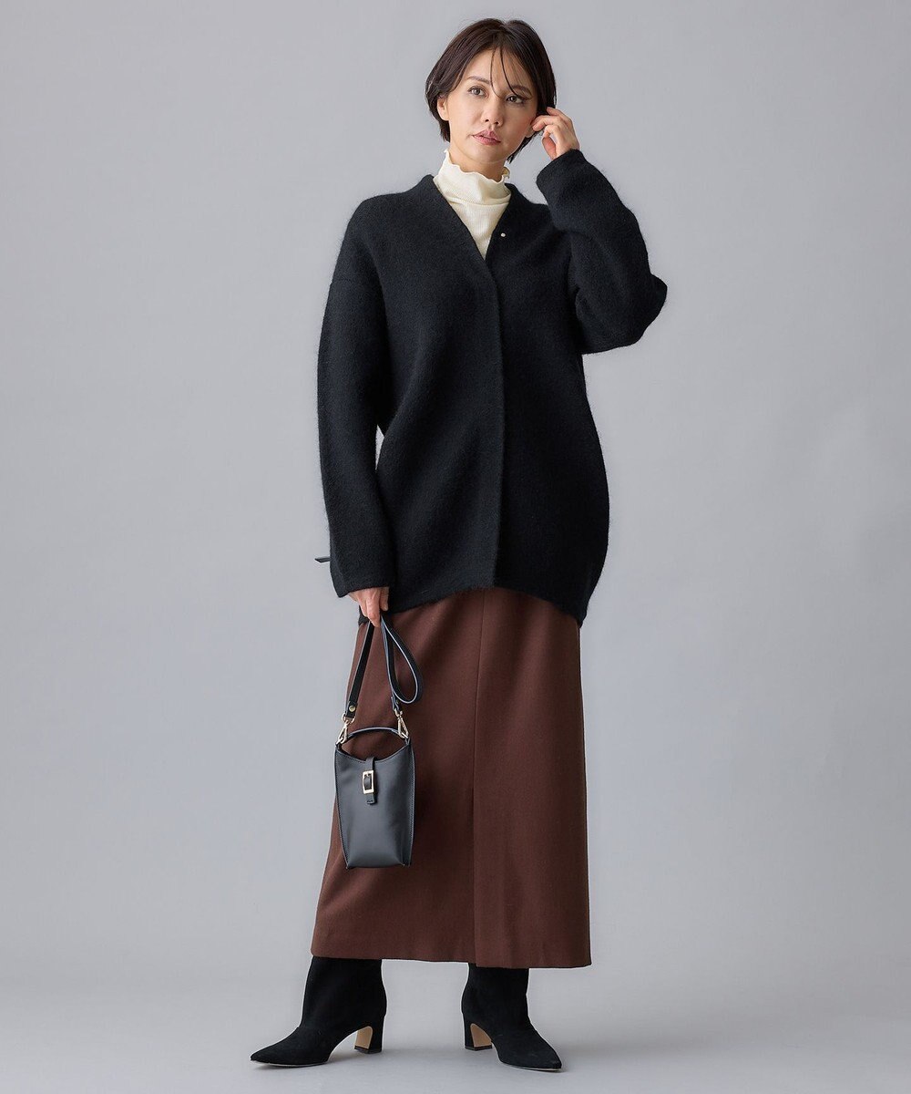 自由区 【WEB限定カラーあり・昨年大人気商品をアップデート】モヘアニット アウター 