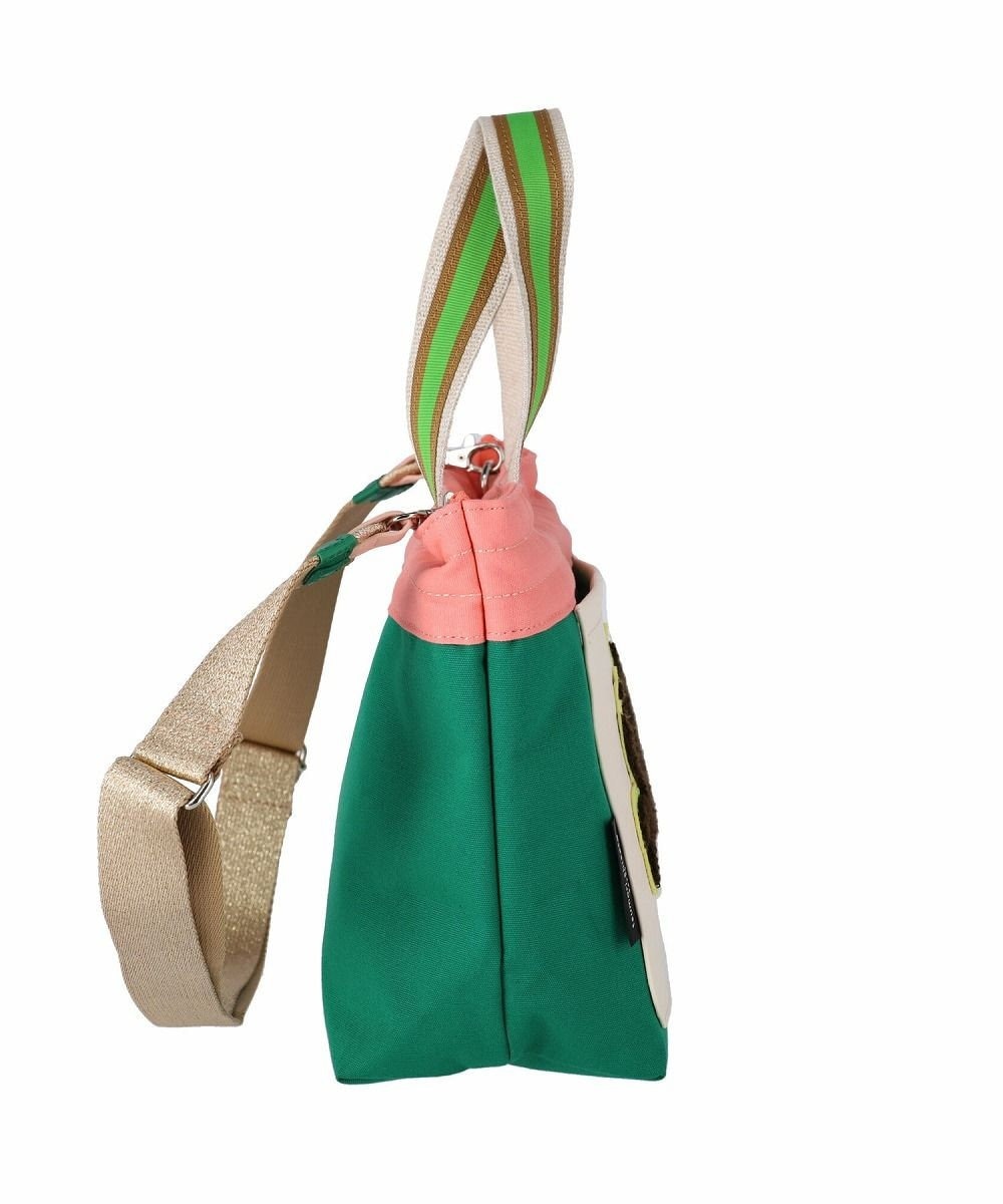 tsumori chisato CARRY キラミックスコンビ トートバッグ 2wayショルダー ネコ Sサイズ 