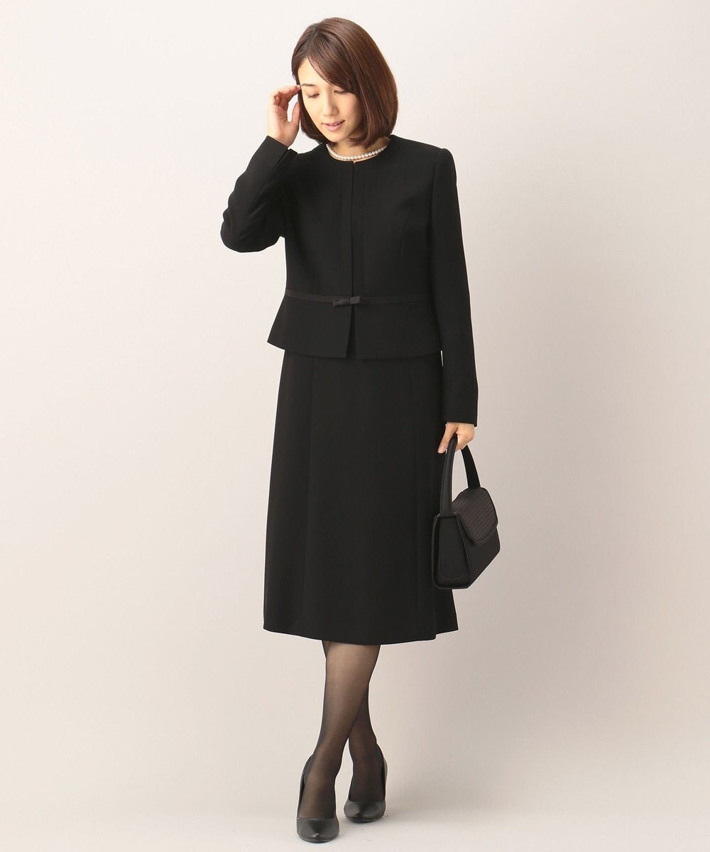 自由区 FORMAL 【オールシーズン対応】バーズアイ ジャケット+ワンピース 