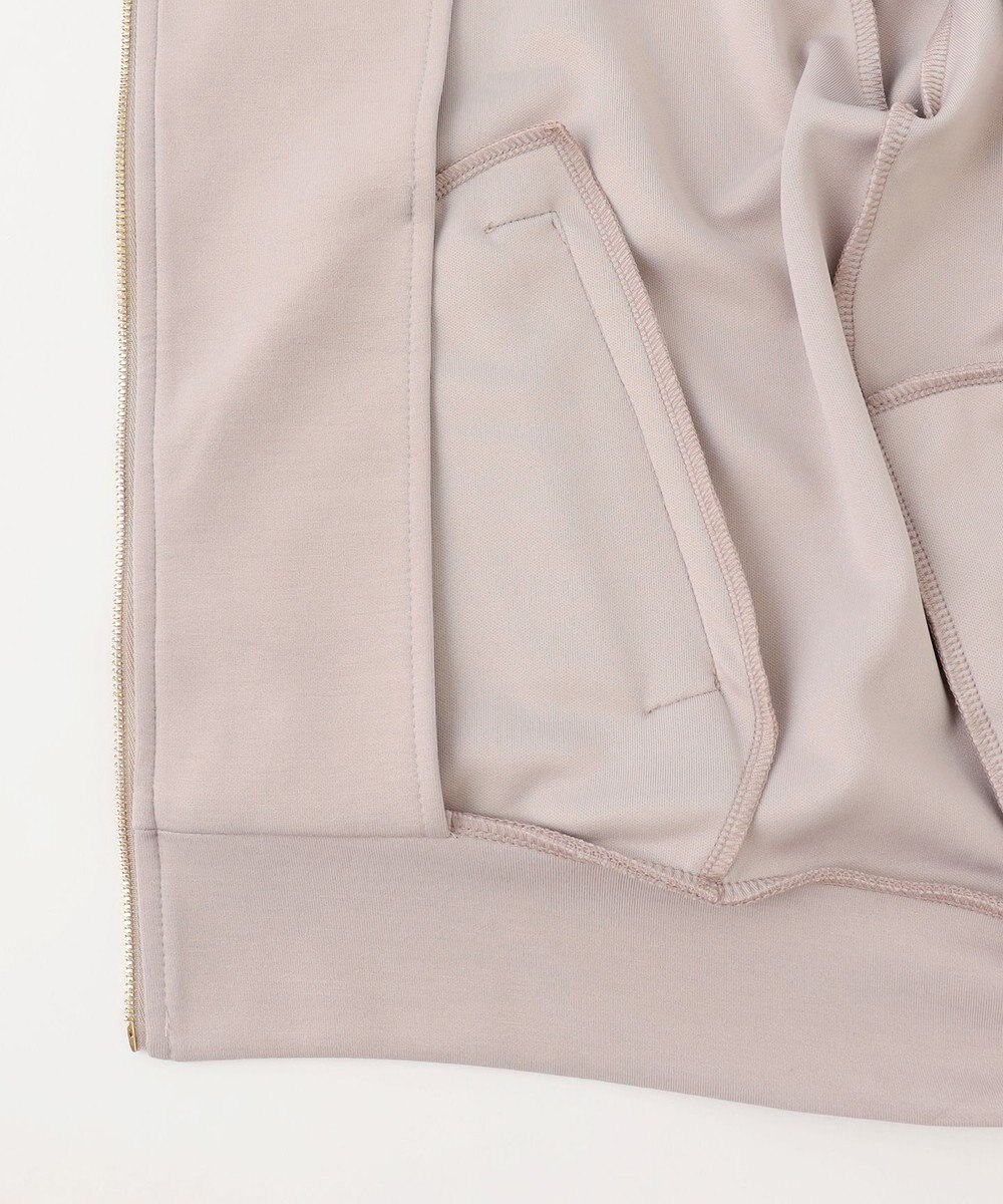 Feroux 【洗える】バックフリル ダンボールパーカー 