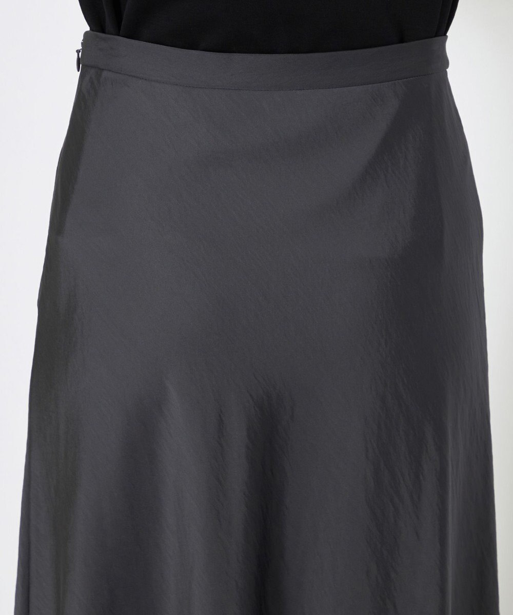 uncrave 【洗える】サテン フレアスカート（uncrave STANDARD） 