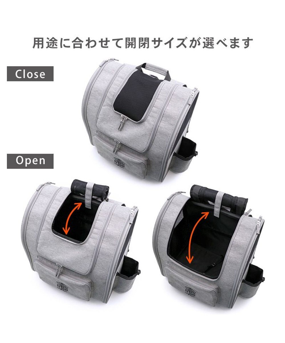 PET PARADISE J.PRESS 折り畳みリュック キャリー バッグ L 小型犬 