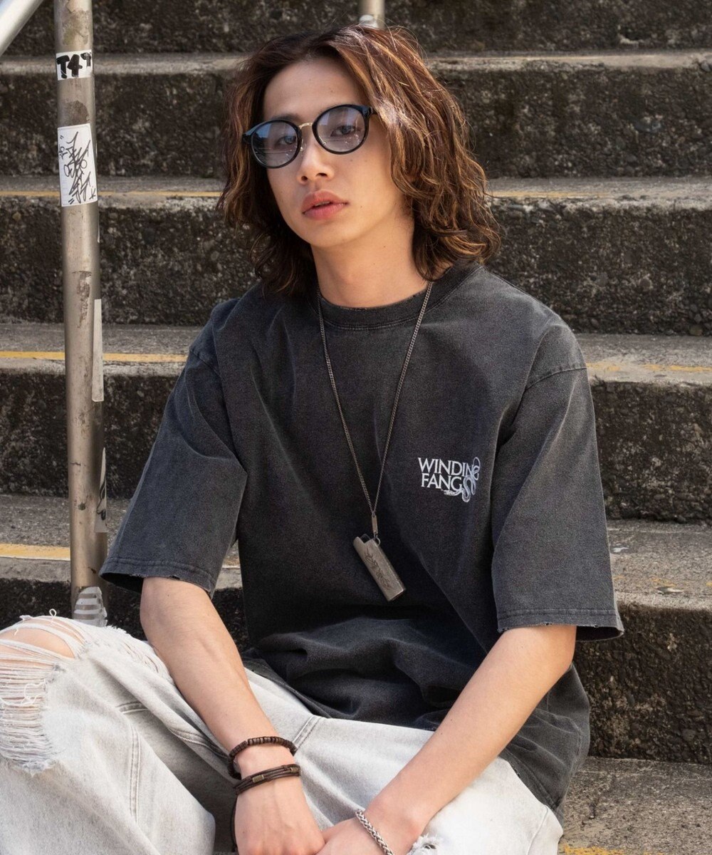 WEGO 【ユニセックス着用ITEM/MLサイズ展開】ブリーチヴィンテージグラフィックT（SS） 