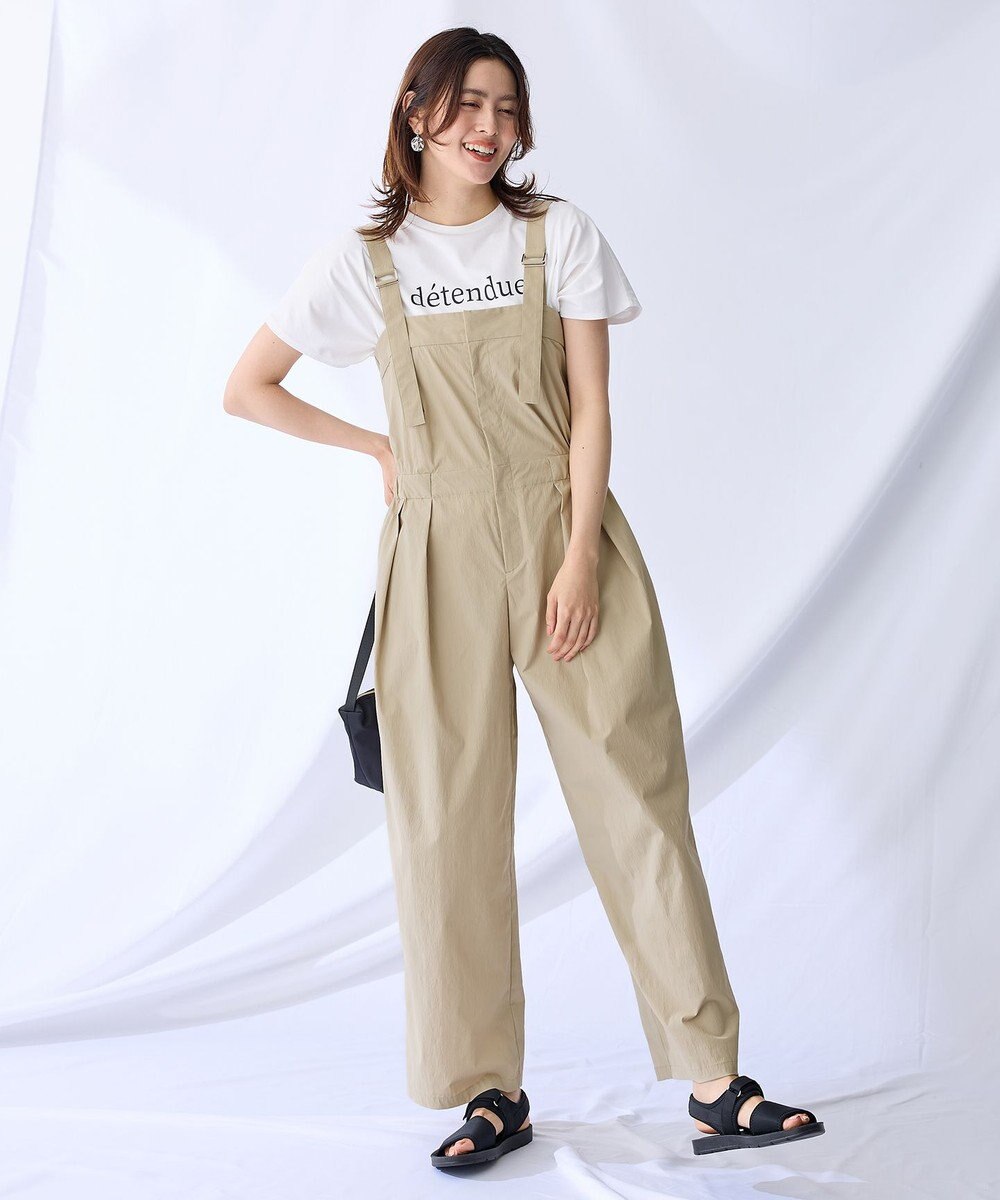 ANY L 【南明奈さんコラボ】撥水サロペット 