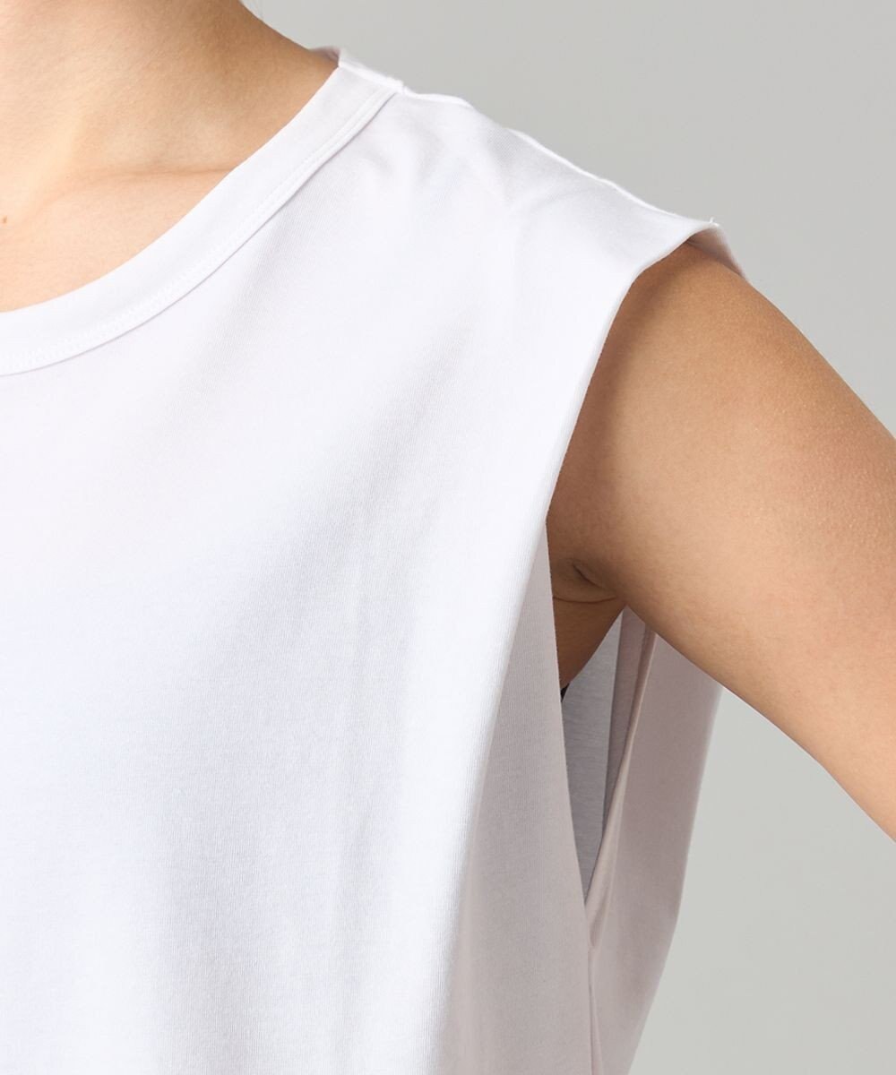 Chacott Handsome Cotton ノースリーブTシャツ 