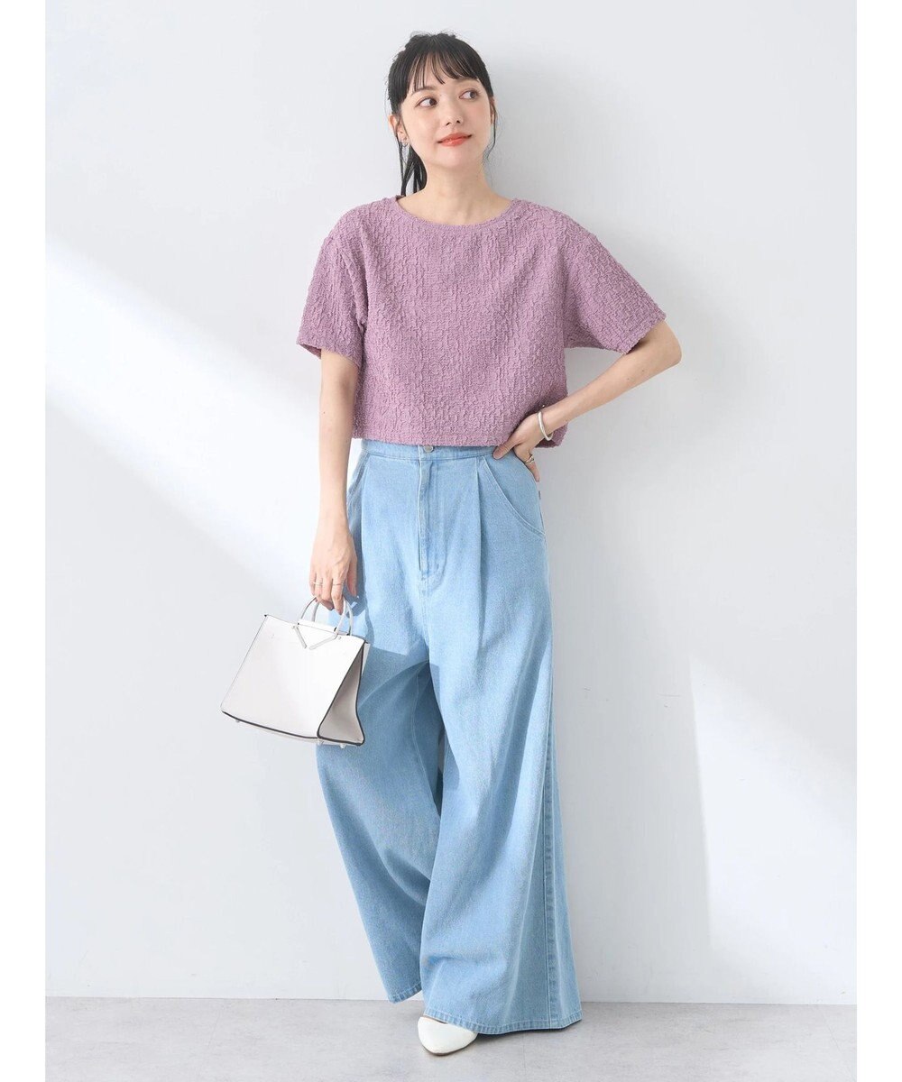 earth music&ecology ホイップ風ジャガードプルオーバー 