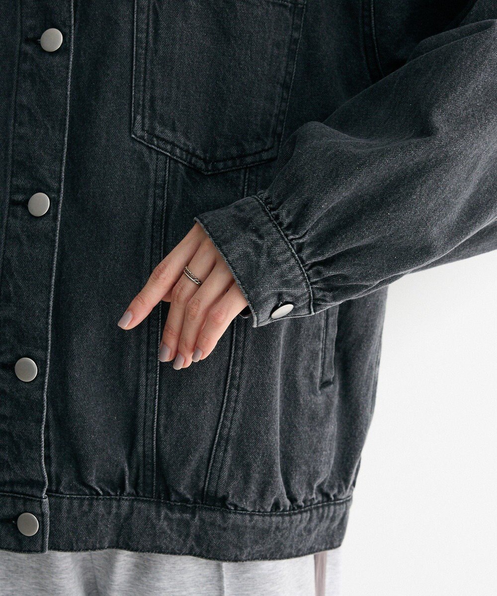 Green Parks ・ＤＯＵＢＬＥ　ＦＬＡＧＳ　フリルカラーＧジャン 