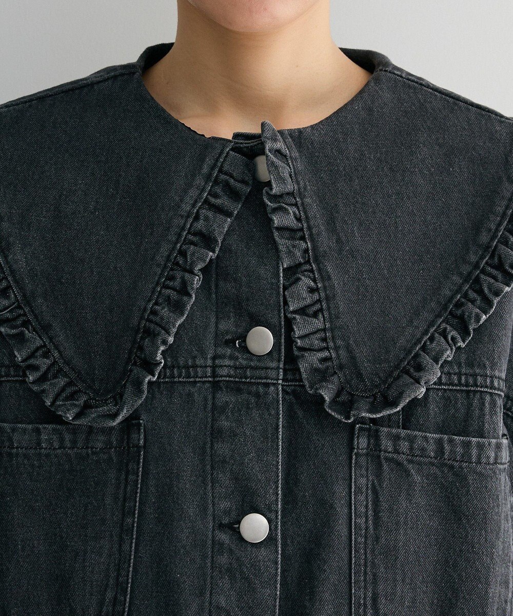 Green Parks ・ＤＯＵＢＬＥ　ＦＬＡＧＳ　フリルカラーＧジャン 