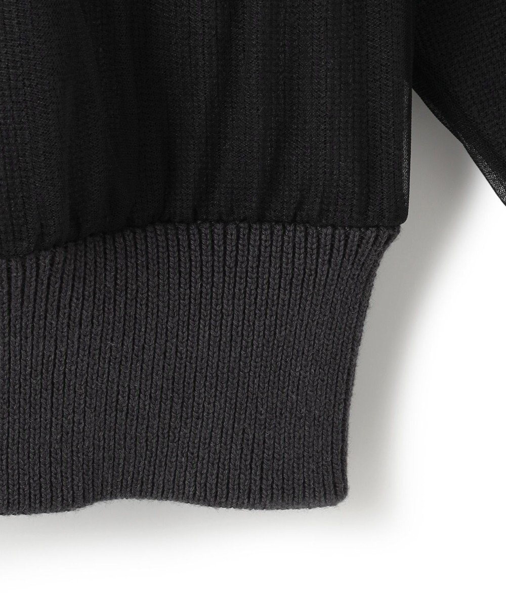 BEIGE， 【洗える・GISELe 4月号掲載】MYRTLE / チュールレイヤードカーディガン 