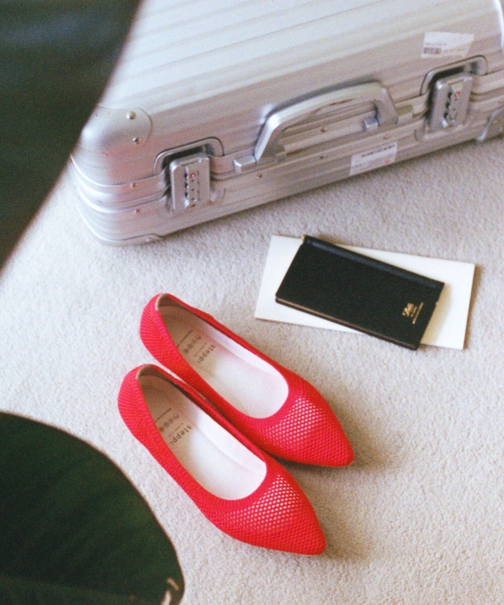 steppi 【洗える/撥水】ポインテッド メッシュ パンプス 