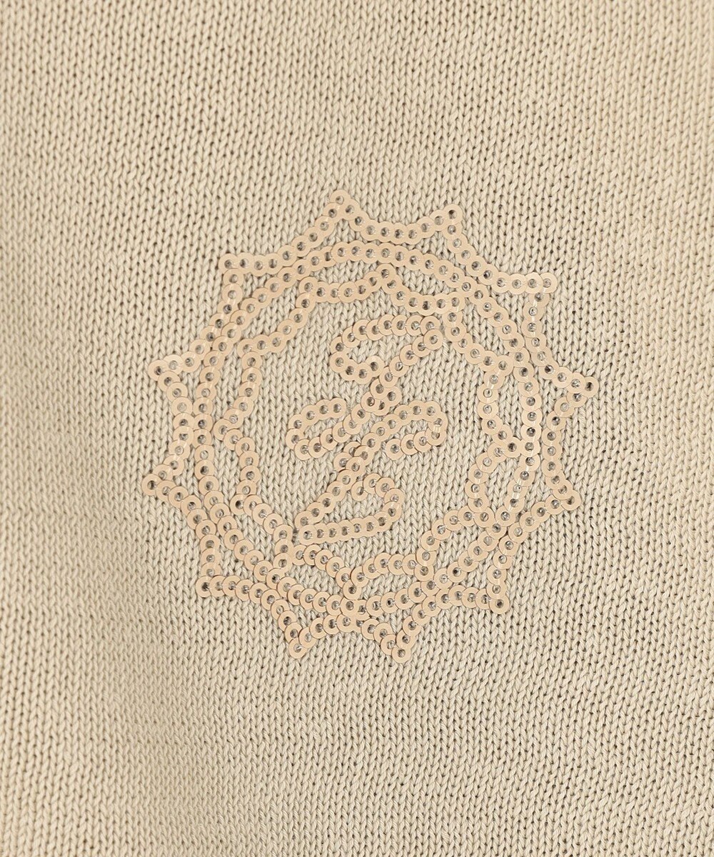 自由区 S 【カタログ掲載・洗える】エンブレムニット カーディガン 