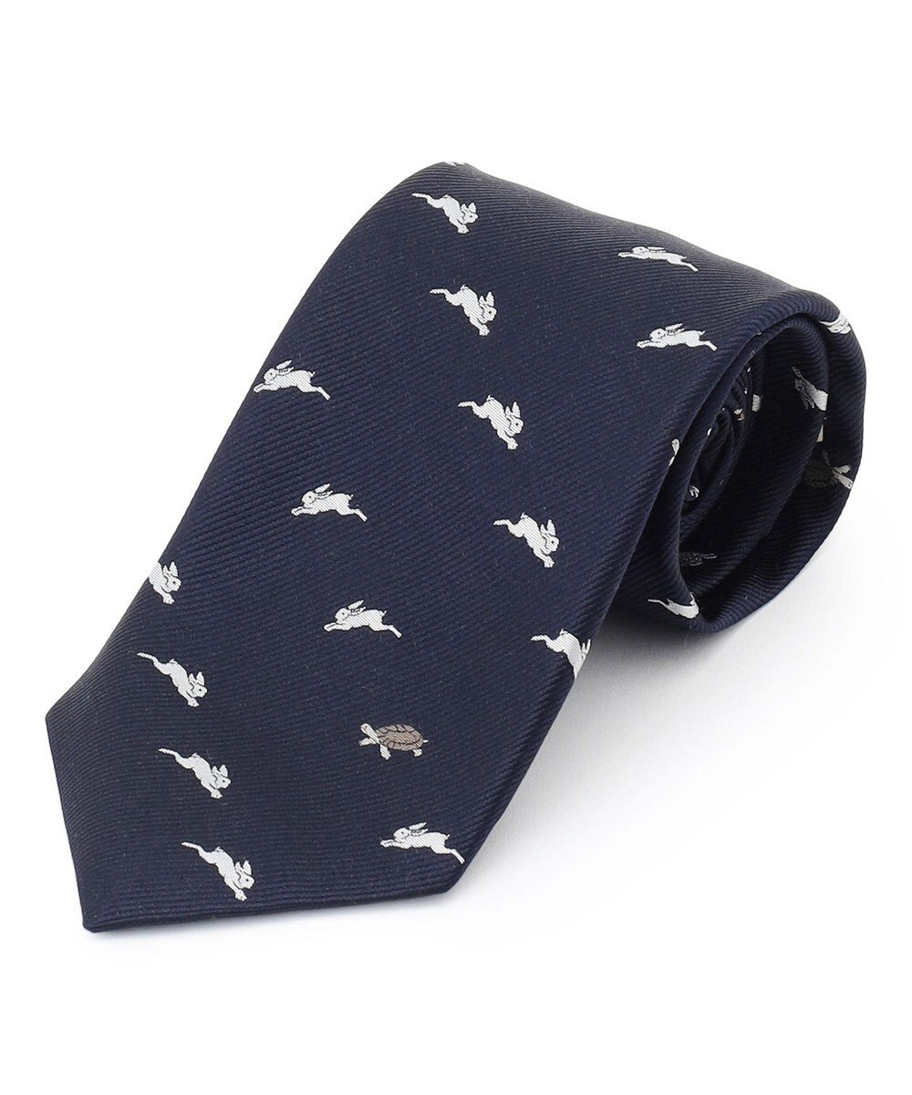 J.PRESS MEN 【JOKE TIE COLLECTION】兎と亀 ネクタイ 