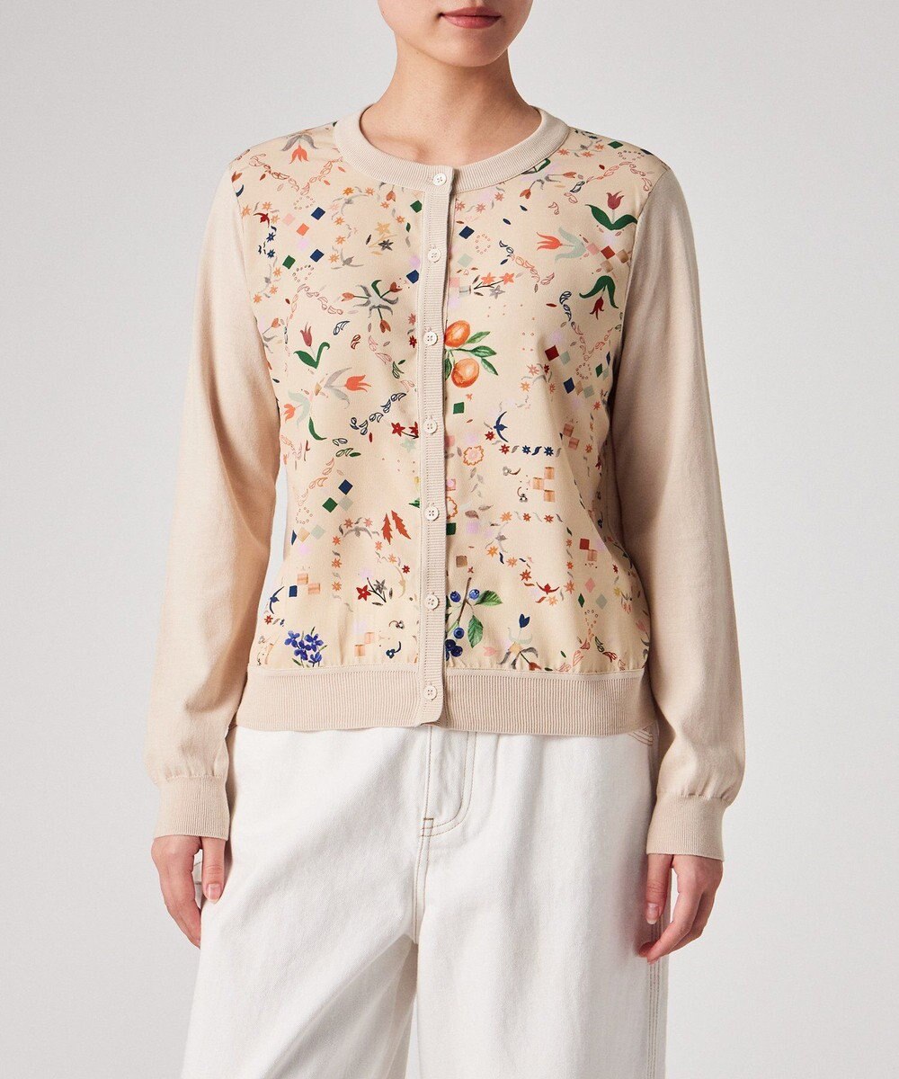 Paul Smith Keepsake プリントコンビ カーディガン 