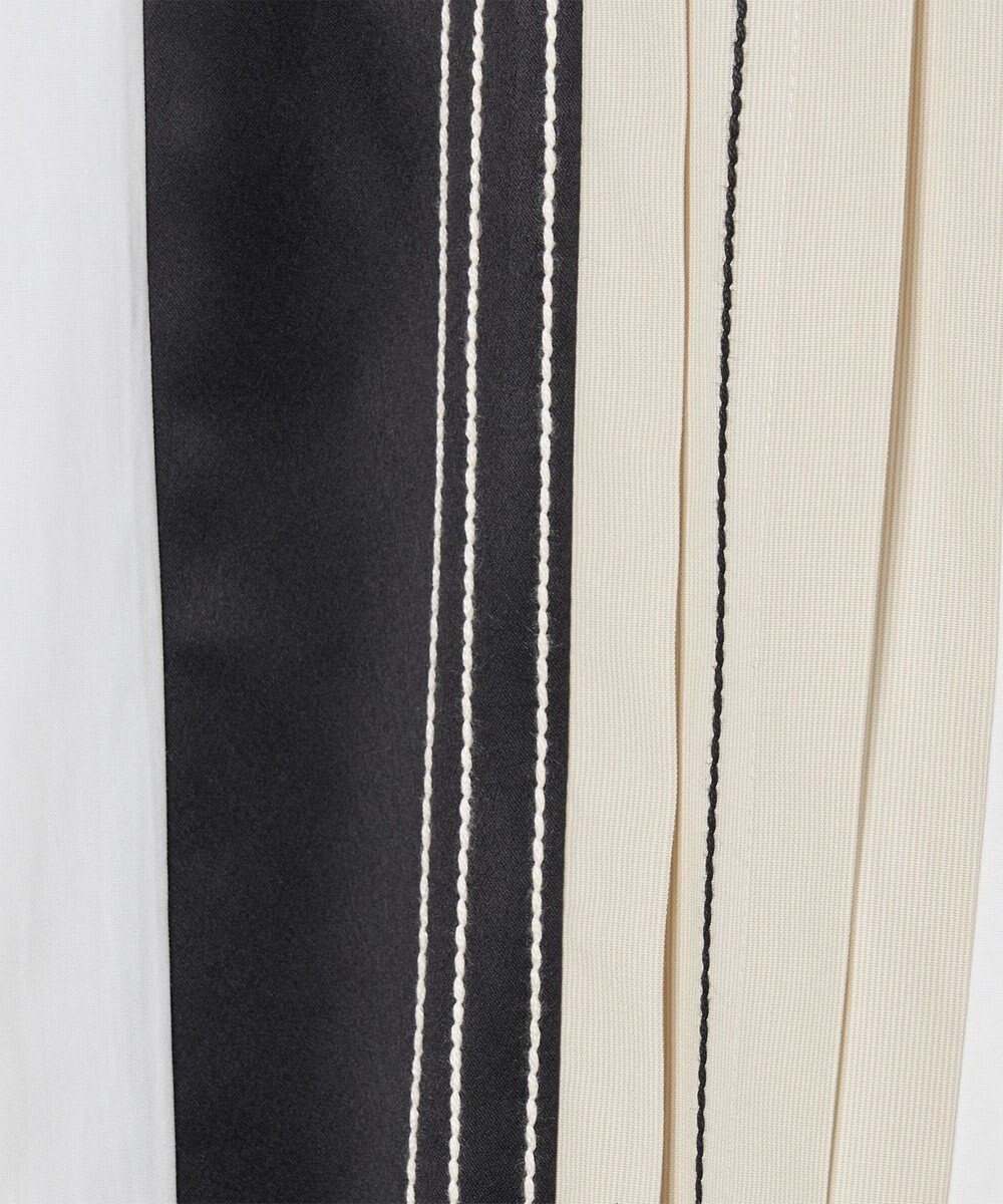 JOSEPH 【洗える】ポプリンカラーブロック　リラックスブラウス 