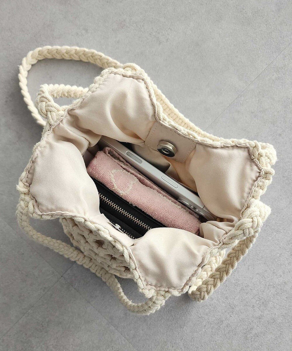 CRAFT STANDARD BOUTIQUE 別注/maison vert マクラメ手編みショルダーバッグ 