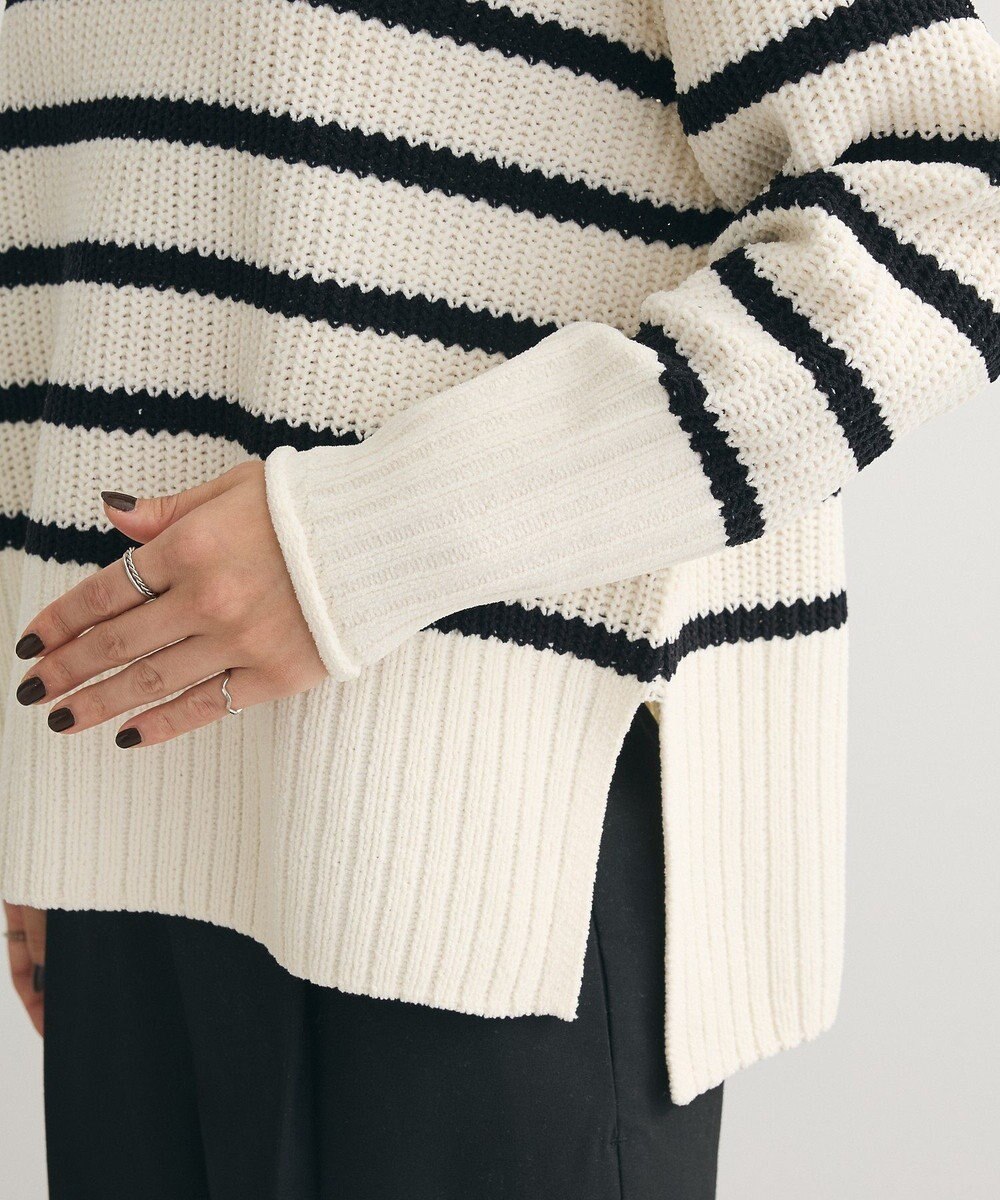 Green Parks ｍｏｋｏモールモックネックニットプルオーバー 