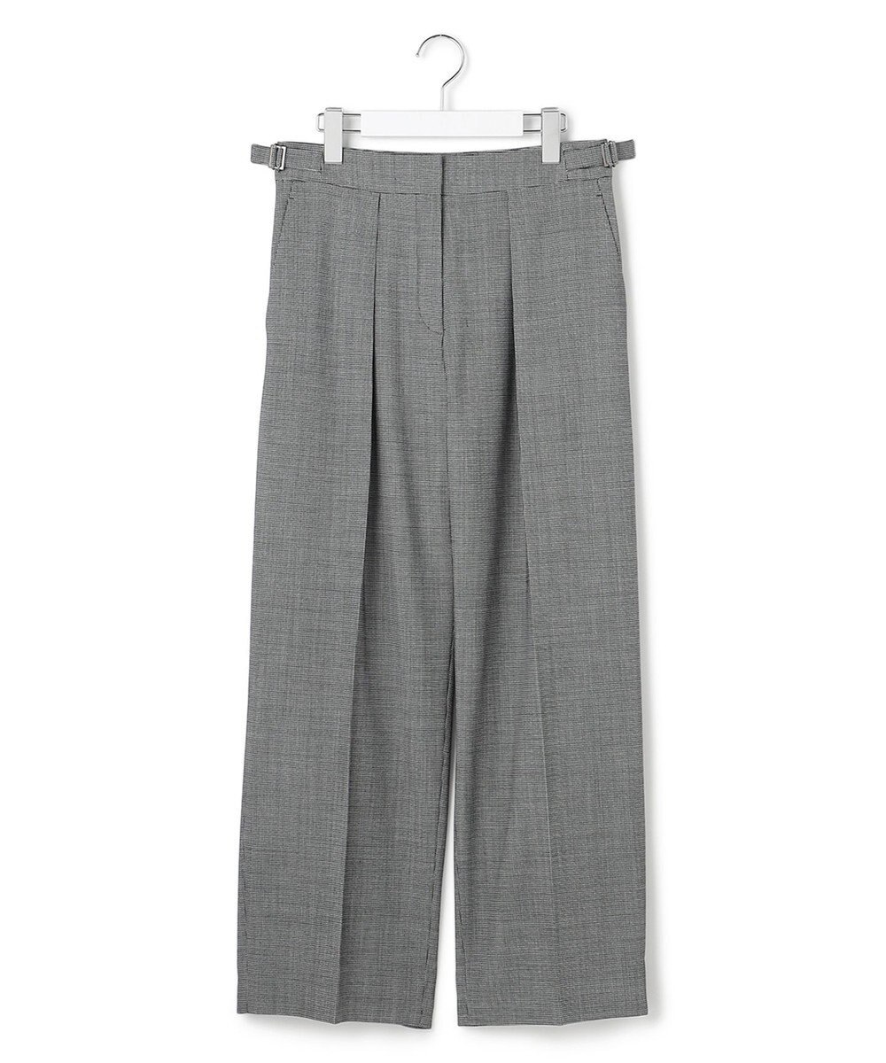 ICB 【UVカット・洗える】ウール2WAYストレッチ ワイドパンツ 