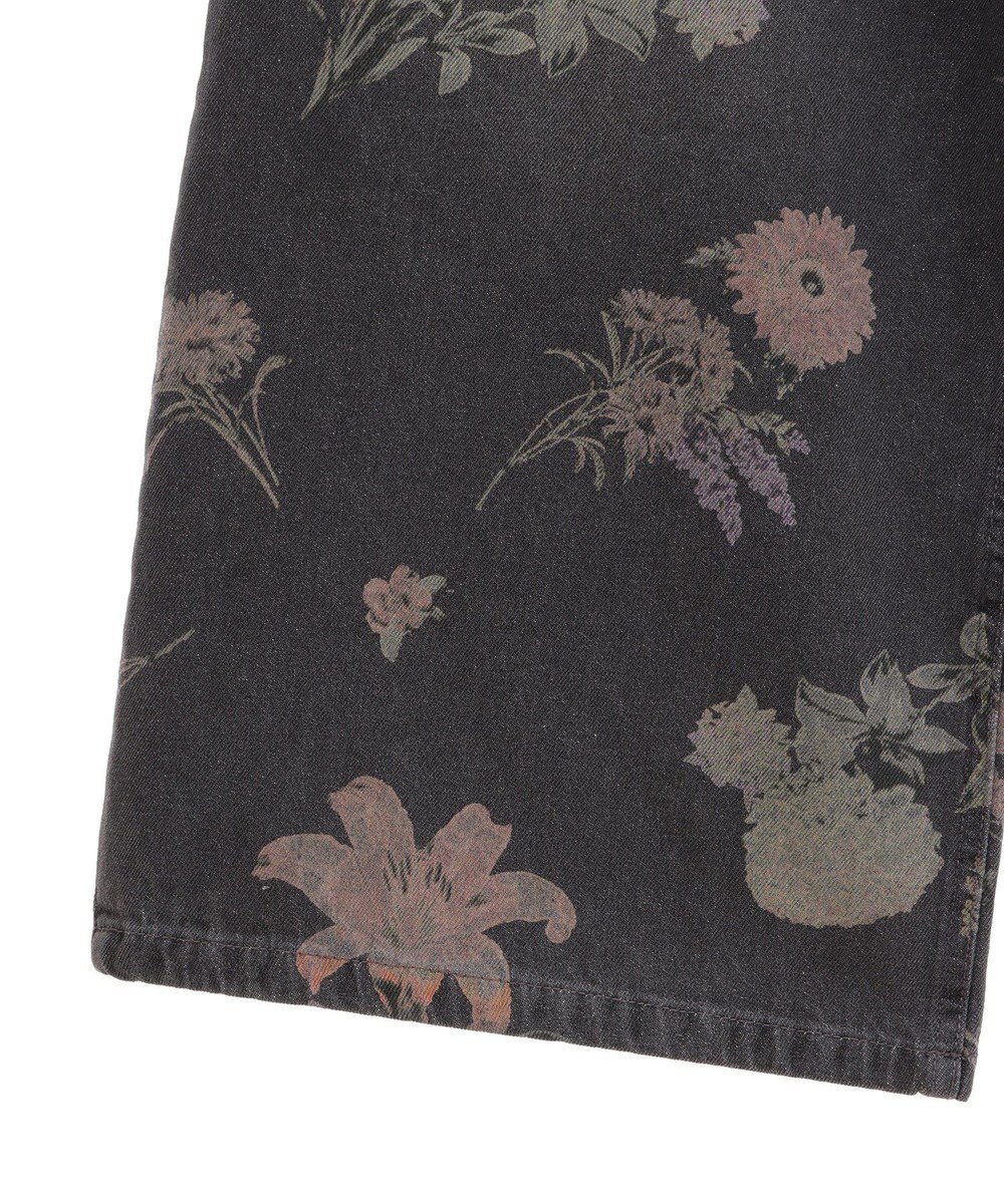 Green Parks ・ＳＵＧＡＲ　ＳＰＯＯＮ　フラワーｐｔデニムワイドパ 