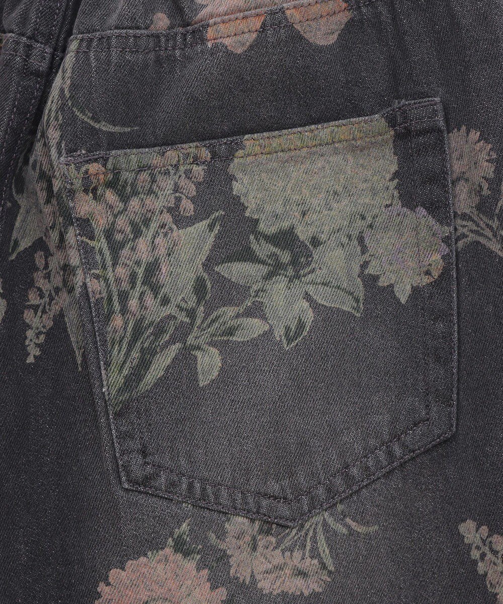 Green Parks ・ＳＵＧＡＲ　ＳＰＯＯＮ　フラワーｐｔデニムワイドパ 