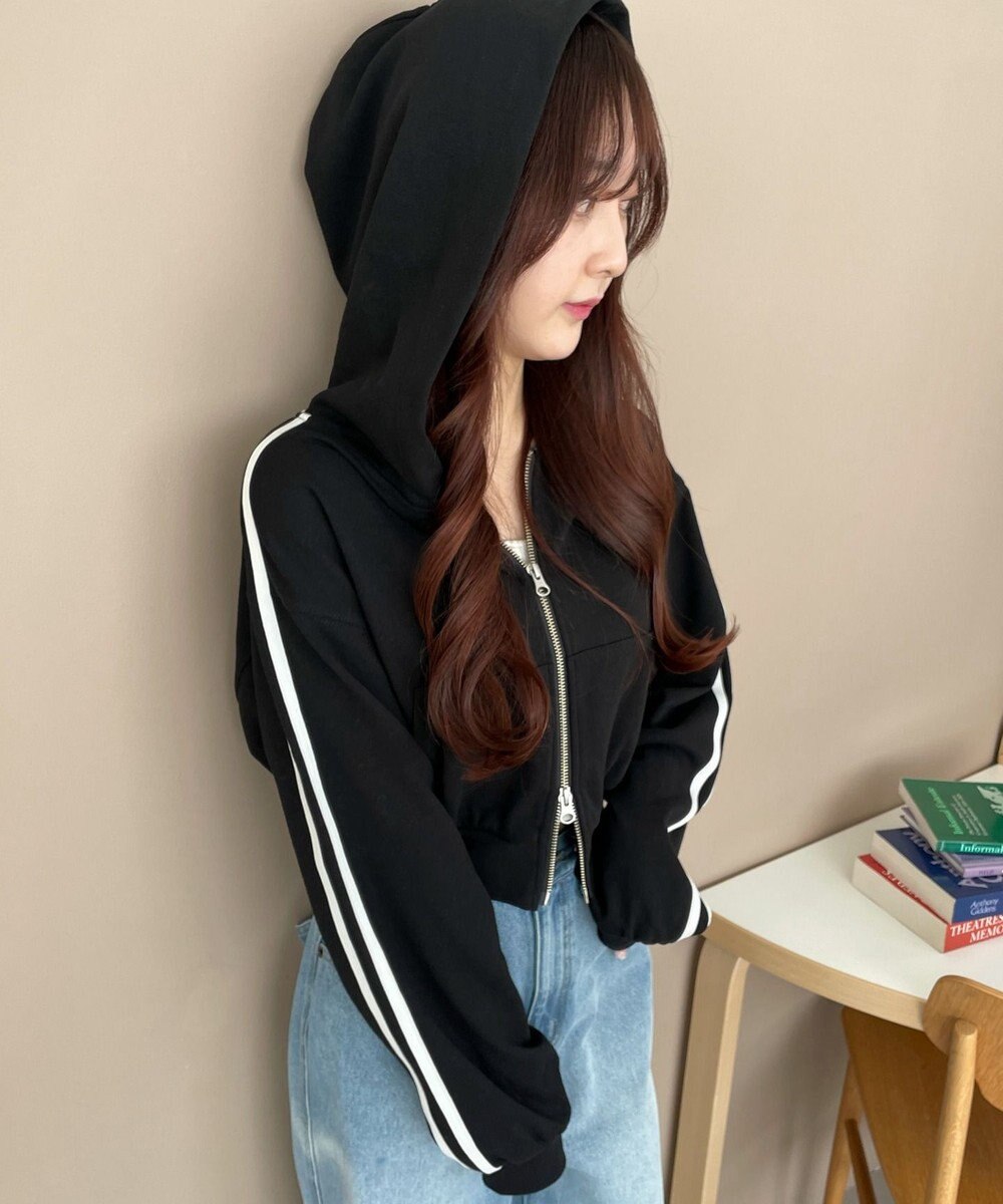 WEGO Wジップショートパーカー 