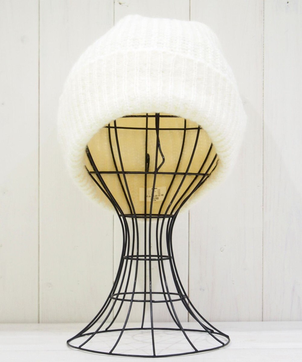 石田製帽 モヘア ホールガーメントシャロット ニット帽 