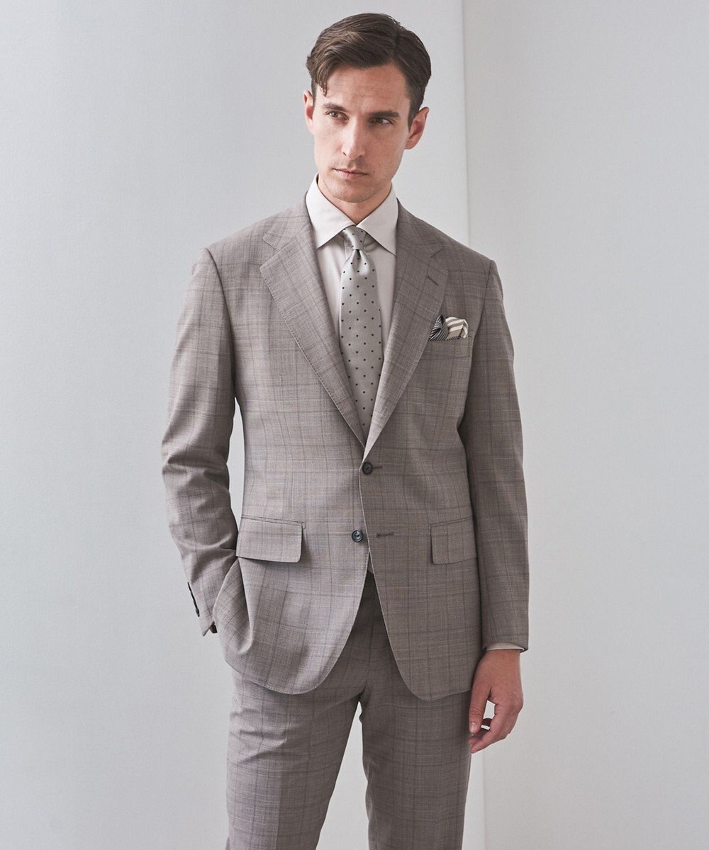 GOTAIRIKU 【形態安定】PREMIUMPLEATS_レギュラーカラー 通年ドレスシャツ_アイボリー(25年春夏モデル) 