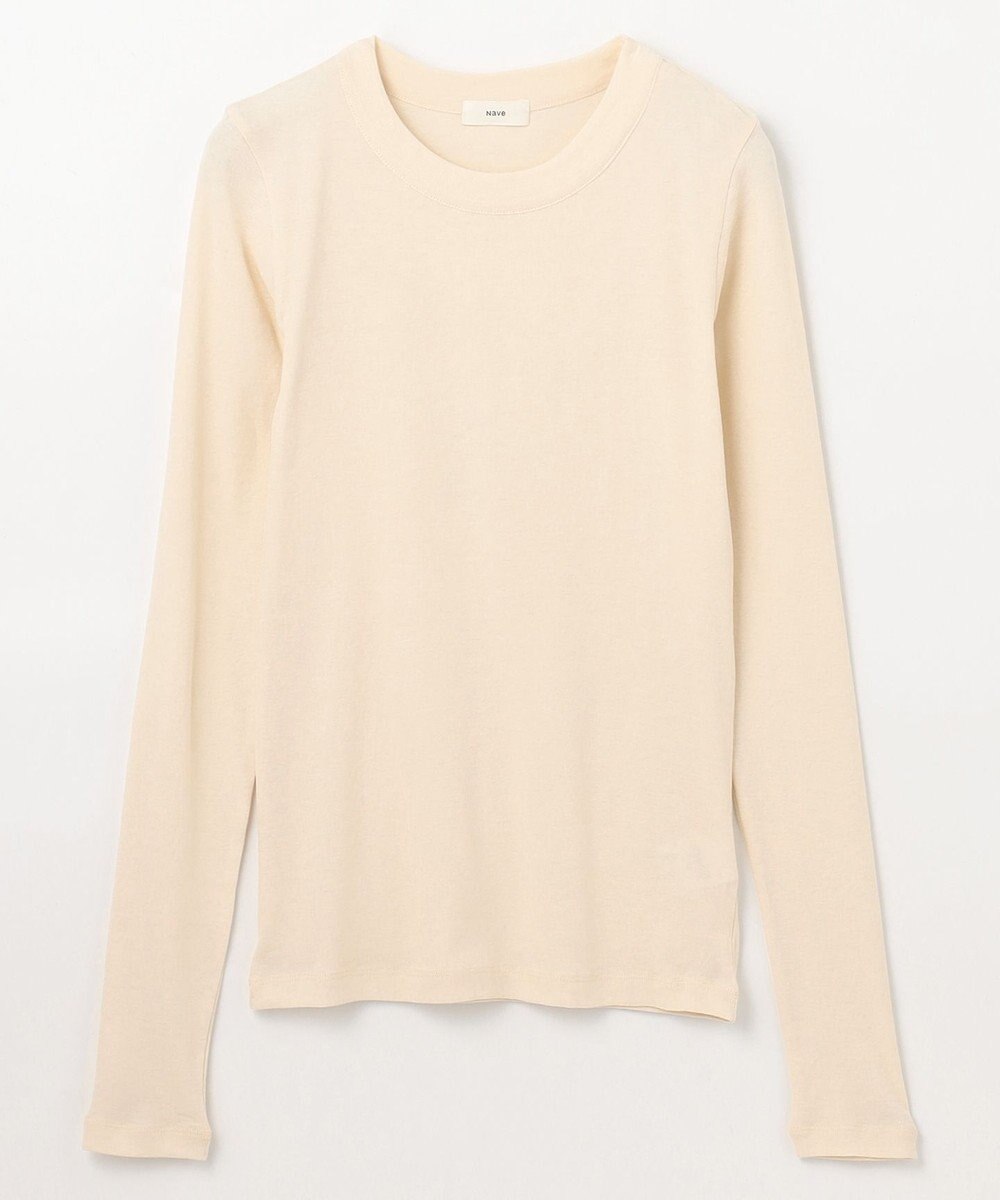 NAVE 【Nave・洗える】ガーゼフライス ロングスリーブ 