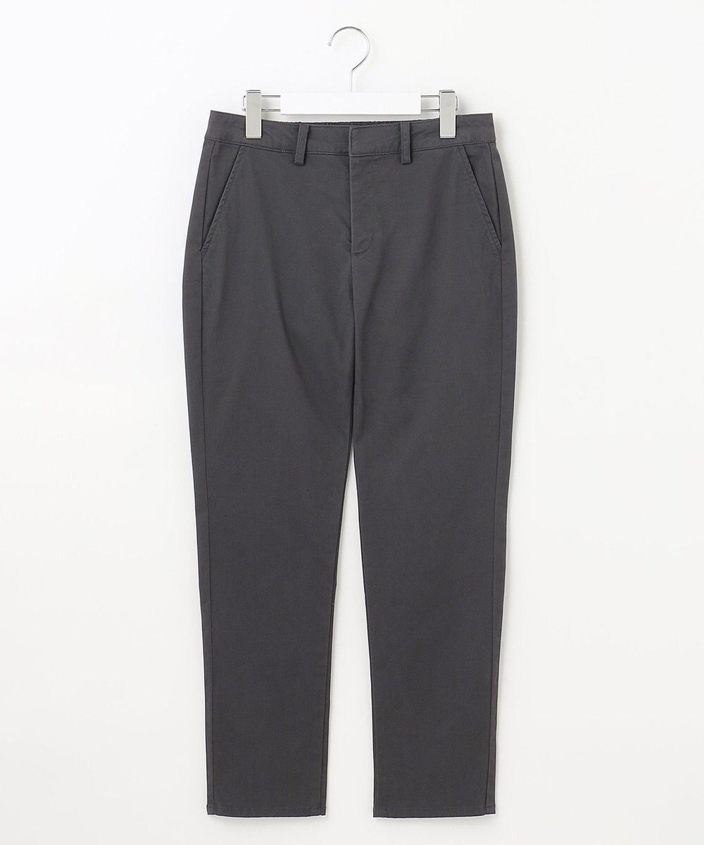 J.PRESS LADIES 【洗える】ピーチサテンストレッチ パンツ 