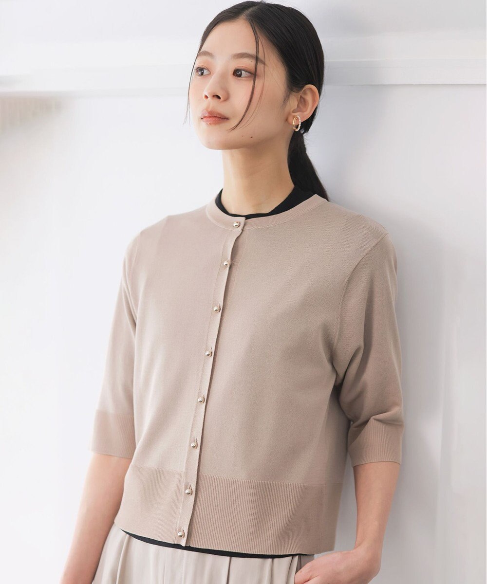 組曲 パールライクメタルアーチ イヤリング 