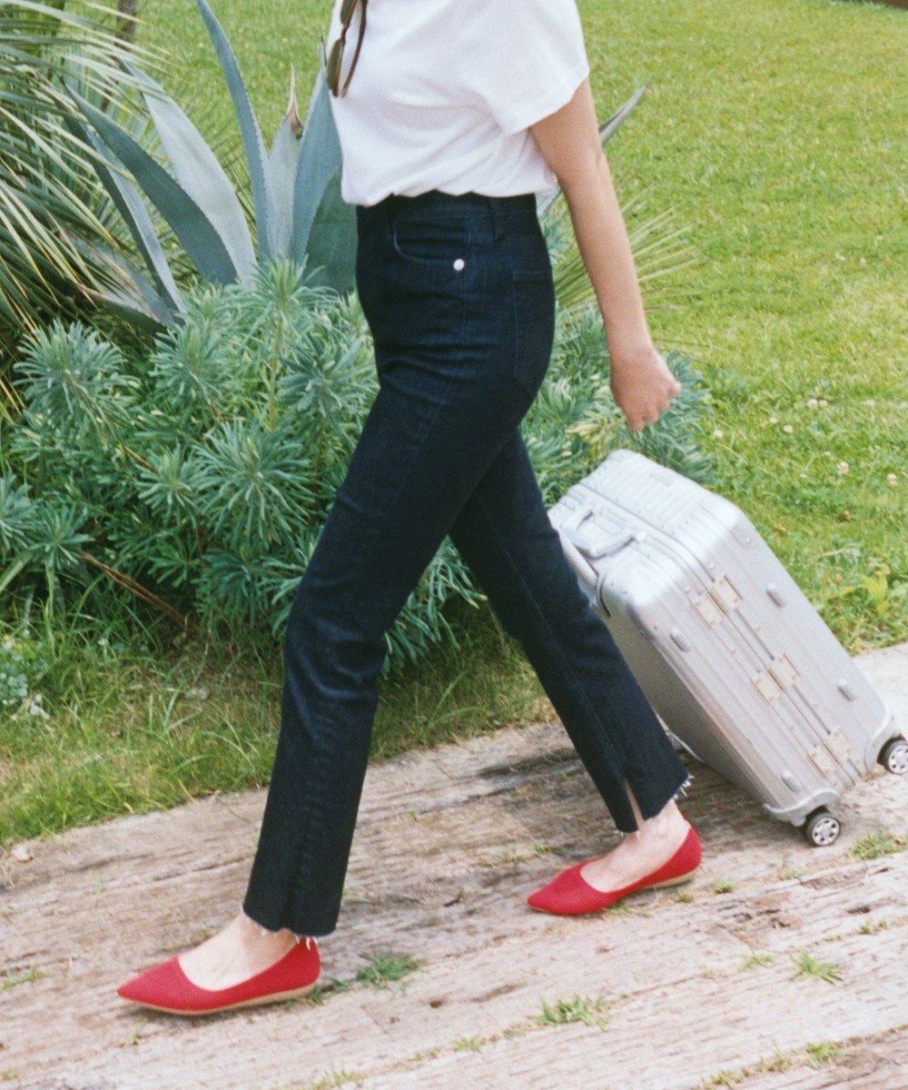 steppi 【洗える/撥水】ポインテッド メッシュ パンプス 