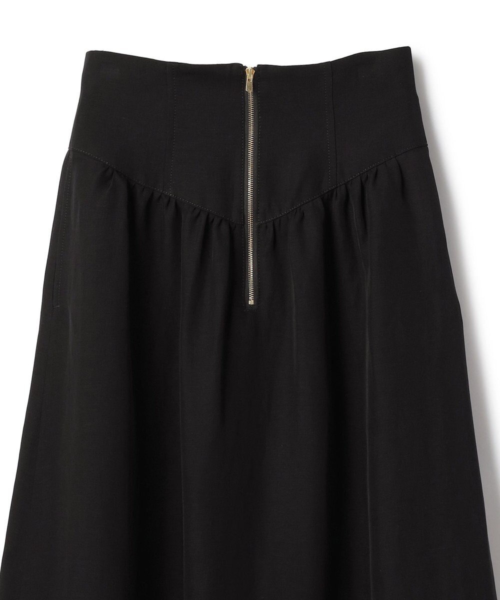 BEIGE， BERNARD / リネン混 ゴールドジップ ハイウエススカート 