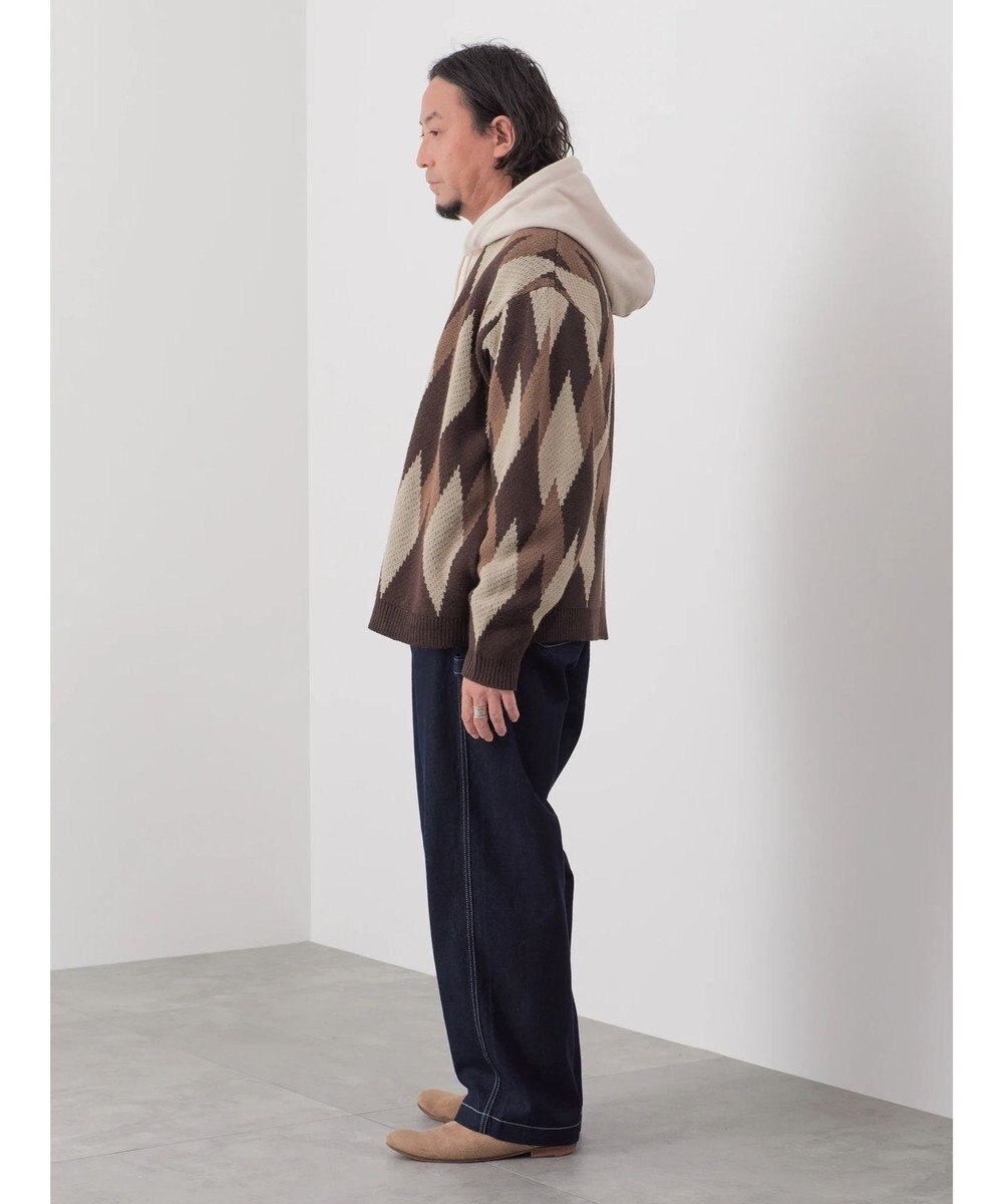 CRAFT STANDARD BOUTIQUE 【男女兼用】アーガイル柄カーディガン 