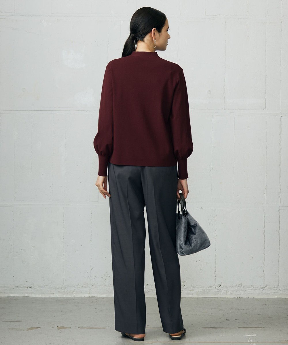 自由区 S 【カタログ掲載】ウールライクストレッチワイド パンツ 