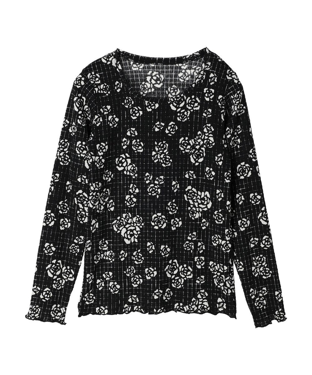 Green Parks ■ＥＳＣＡＲ　Ｕネッククレープカットプルオーバー 